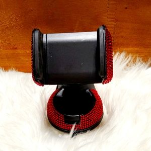 Red Bling cell phone holder